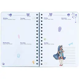Щоденник шкільний Kite Monster High на спіралі тверда обкладинка (MH25-438) - мініатюра 4