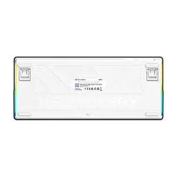 Клавіатура Hator Hellyberry HK75 Mechanical Linear RGB USB UA White/Violet (HK75) - мініатюра 7