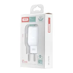Мережевий зарядний пристрій XO L78 EU 12W 2.4A Dual USB charger Білий - мініатюра 2