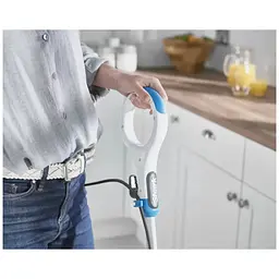 Парова швабра Shark Klik'n'Flip Manual Steam Mop біло-синя (S6001EU) - мініатюра 8