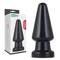Анальна пробка LoveToy King-Sized Anal Shocker 19 см (чорний)