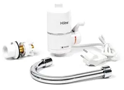 Водонагрівач проточний Holmer HHW-201, White, 3000W, механічне керування, IPX4, захист від включення без води, захист від перегріву - мініатюра 4