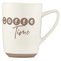 Чашка Ardesto Coffee кераміка 340 мл біла (AR3081)