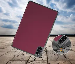 Чохол-книжка BeCover Smart Case для Honor Pad X9 11.5 Червоний Wine (711082) - мініатюра 4