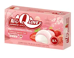 Моті QLove Sakura Strawberry Mini Mochi 80г