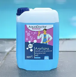 Хімія для басейну альгіцид AquaDoctor AC проти водоростей і зелені 20 л