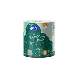 Паперові рушники Grite Blossom Jumbo 2 шари 1 рулон (4770023348774)