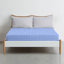 Простирадло Cosas на резинці 120х200 blue geometry, блакитний (CellAshblue-6439_120x200x20) - мініатюра 3