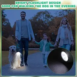 Диспенсер для пакетів із ліхтариком Dog Poop Bag Holder with Flash Light синій 1 рулон у комплекті - мініатюра 3