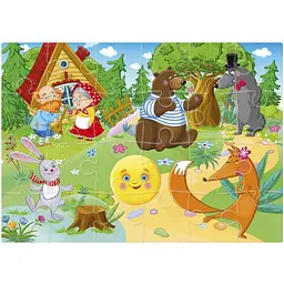 Розвиваючі м'які пазли Vladi Toys Колобок 35 елементів VT1102-27 - мініатюра 2