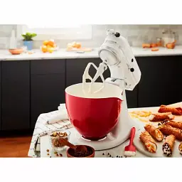 Чаша KitchenAid 4,7 л 5KSM2CB5ER керамічна, з ручкою, колір зовні червоний - мініатюра 2