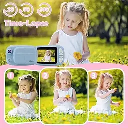 Дитяча камера GlobalCrown для миттєвого друку з екраном 3.5 дюйми - мініатюра 5