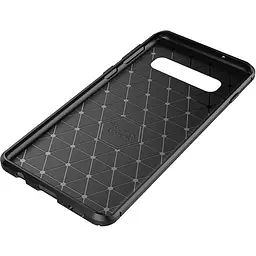 Чохол-накладка Toto TPU Carbon Fiber 1.5 mm Case Samsung Galaxy S10 Coffee - мініатюра 4
