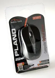 Мишка Media-Tech Plano, 3кн., 800dpi, темно-сіра (titanium) - мініатюра 3