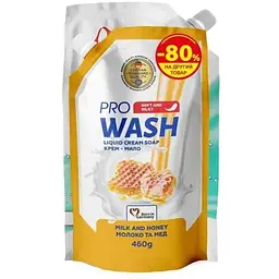 Набір POWER DE LUX 1л Гель д/прання Унів. (DOYPACK)+Рідке крем-мило Молоко та мед 460г (DOYPACK)
