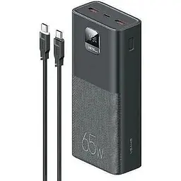 Зовнішній акумулятор Usams PB68 (US-CD185) 30000 мАг 65W з дисплеєм - мініатюра 3