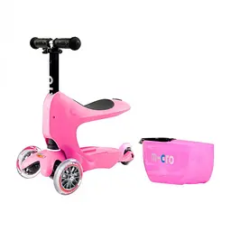 Самокат Micro Mini2go Deluxe Plus рожевий (MMD033) - мініатюра 7