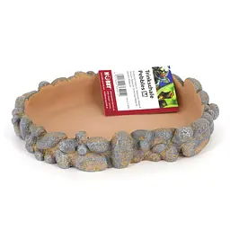 Поїлка для рептилій Hobby Drinking bowl Pebbles M 21x16x3,5см (36401) - мініатюра 1