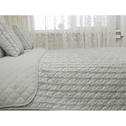 Набір покривало 212х240 + 2 подушки 40х40 "Grey Braid" (К_993.52У_Grey Braid) - мініатюра 2