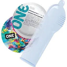 Презерватив One Pleasure Plus 1 шт. - мініатюра 2