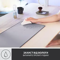 Ігрова поверхня Logitech Desk Mat Studio Series Mid Grey (956-000052) - мініатюра 3