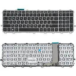 Клавіатура для ноутбука HP (Envy: 15-J 15T-J 15Z-J 17-J 17T-J series) rus сріблястий