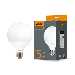 Лампочка Videx G95e 15W E27 4100K (VL-G95e-15274) - мініатюра 2