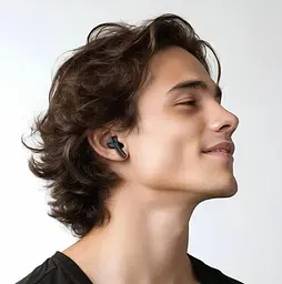 Bluetooth Стерео Гарнітура Hoco EW47 Plus, TWS, carbon version, BT5.3, 35mAh, 300mAh, 7h, Чорний - мініатюра 6