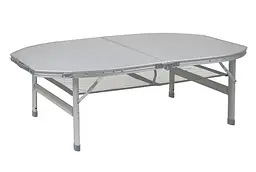 Стіл Bo-Camp Premium Oval 120x80 cm Grey (1404420) - мініатюра 2