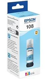 Чорнило 108, Light Cyan, для L8050/L18050, 70 мл (C13T09C54A) Epson teh0027550