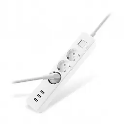 Подовжувач XiaomiXiaomi Power Strip 3 розетки + 3 USB XMCXB04QM White (NRB4030GL) - мініатюра 5