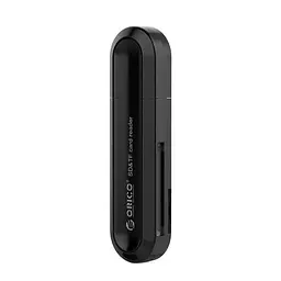 Кардридер Orico USB 3.0 для карт SD/microSD з підтримкою OTG (CRS21-BK) - мініатюра 3