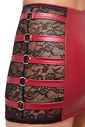 Комплект Cottelli Party Top Skirt S (червоний) - мініатюра 5