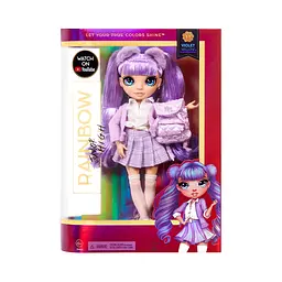 Лялька Rainbow High Junior Вайолет Віллоу, з аксесуарами (580027) - мініатюра 10