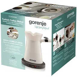 Кавоварка еспрессо Gorenje TCM350W (CM2100AE) - мініатюра 4