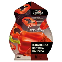Копчена паприка Любисток Смаки світу Іспанська мелена 25 г