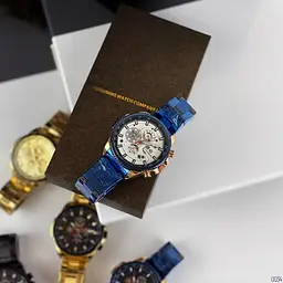Чоловічий наручний годинник 6909 Blue-Cuprum-White Forsining acs0031391 - мініатюра 8