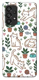 TPU чохол Demsky Cats pattern для Samsung Galaxy A53 5G