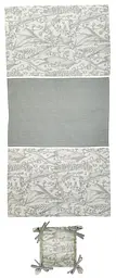 Набір рушників Soho 40x60см Grey 3 шт pbe0050665 - мініатюра 4