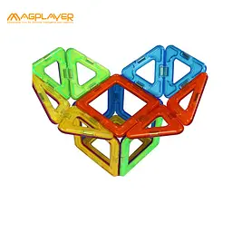 Конструктор магнітний набір 14ел MagPlayer det0017953 - мініатюра 6