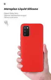 Чехол ArmorStandart ICON для Samsung A02s (A025) Red (ARM61762) - мініатюра 7