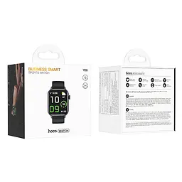 Смарт-годинник Hoco Y26 Smart sports watch (call version) Black - мініатюра 5