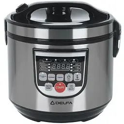 Мультиварка Delfa DMC-500 Stainless steel/black UA