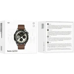 Смарт-годинник Hoco Y21 AMOLED Smart Sports Watch (call version) Metal Grey - мініатюра 6