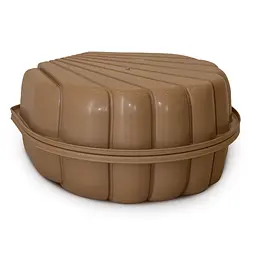 Дитяча пісочниця-басейн Мушля Doloni Toys 01236/01eco коричневий, з кришкою - мініатюра 2