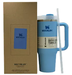 Термокухоль Stanley Quencher H2.0 Tumbler з неіржавкої сталі Sky Blue 0,88 л KT7002005