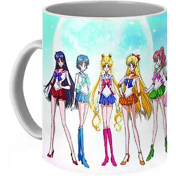 Кухоль GeekLand Sailor Moon Сейлор мун все в зборі SM.02.04 330 мл різнобарвний - мініатюра 3