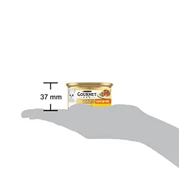 Упаковка вологого корму для котів Gourmet Gold Соус де-люкс з куркою 1.02 кг (85 г x 12 шт.) - мініатюра 5