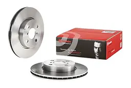 Диск тормозной вентилируемый Toyota Yaris, Daihatsu Charade VIII 05-25г Brembo ( 09.A913.14 ) - миниатюра 2