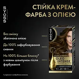 Фарба для волосся без аміаку Syoss відтінок 4-60 золотистий каштановий 115 мл - мініатюра 6